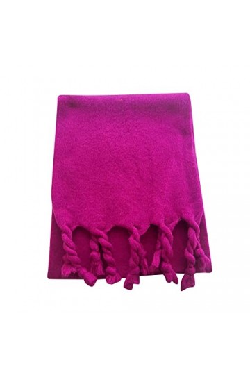 Pashmina Foulard Femme Automne Hiver Écharpe Classique à Pampilles Plaid Écharpe Chaude Douce Épaisse Grande Écharpe en Alpag