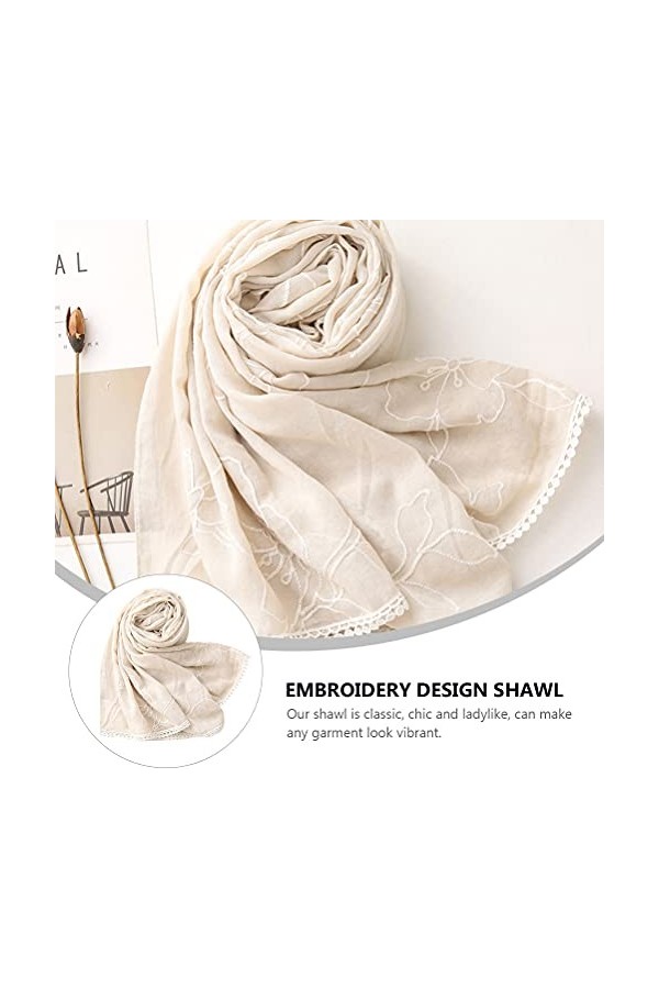 1 châle à broderie pour fille
