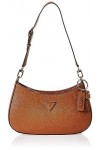 GUESS Noelle Top Zip Shoulder Bag, Women, Brun, Taille Unique