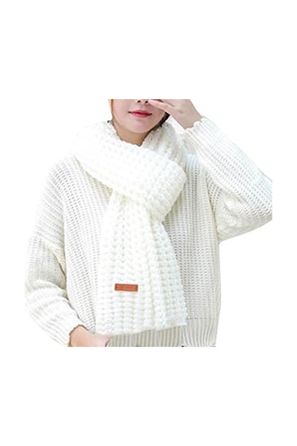 Foulard Loop pour femme - Pour lhiver - Multicolore - Toucher menton - Pashmina - Élasticité - Léger - Chaud - Pour homme et