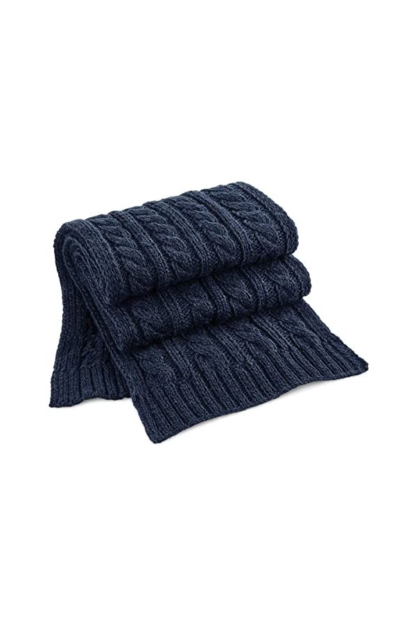 Beechfield B499 Écharpe en laine mélangée torsadée