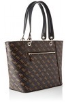 Guess Kamryn Tote, Sac de Rangement. Femme, Brown Multi, Size One