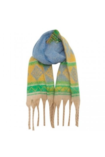 Générique Echarpe Femme Hiver Chaud Pashminas Longue Écharpe Chaude Grande Châles Doux Foulards Glands Wrap Etoles Foulard Pa