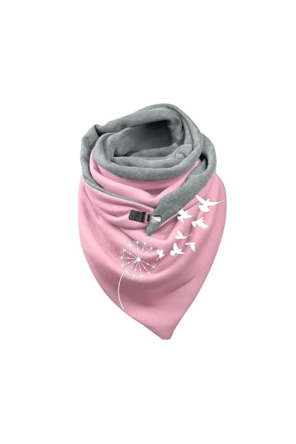 écharpes Wrap Soft Printing Fashing Warm Casual Women Shawls bouton foulard Fourrure De Loup Hérisson Cadeau Pas Cher
