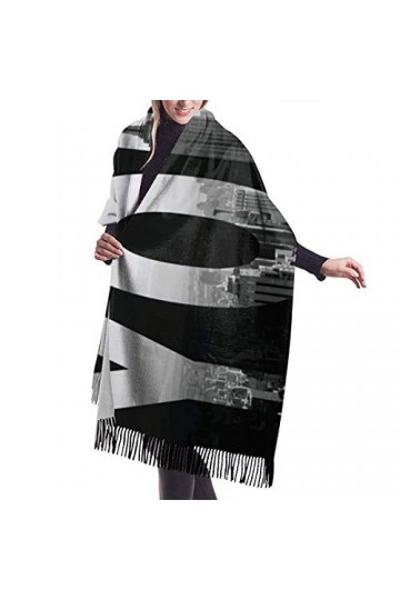 Echarpe Couverture Châle, Womens Warm Long Shawl Winter Warm Large Scarf Muticolor, I Love NY New York City View 27x77 Inch