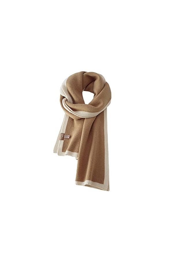 Pashmina Foulard Femme Automne et Hiver Chaud Couleur Unie Couleur Assortie Simple Mode Écharpe Écharpe Et Gants Femme Écharp