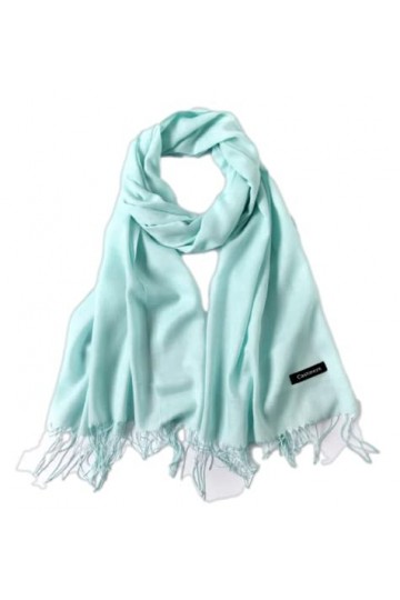 Kissa Echarpe étole châle foulard pashmina vert deau