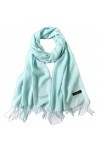 Kissa Echarpe étole châle foulard pashmina vert deau