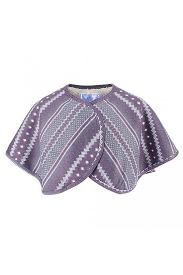 Épaule Chaude Châle Cape Capes de Lit Double Face en Peluche épaule Chaude Cape Cache-cou pour Lhiver