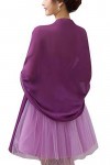 YAOMEI Femme Echarpe Châles Foulards Chiffon, Etoles écharpe Fichus de tête Les mariages Mariée Bridemaids Tenue de soirée Fê