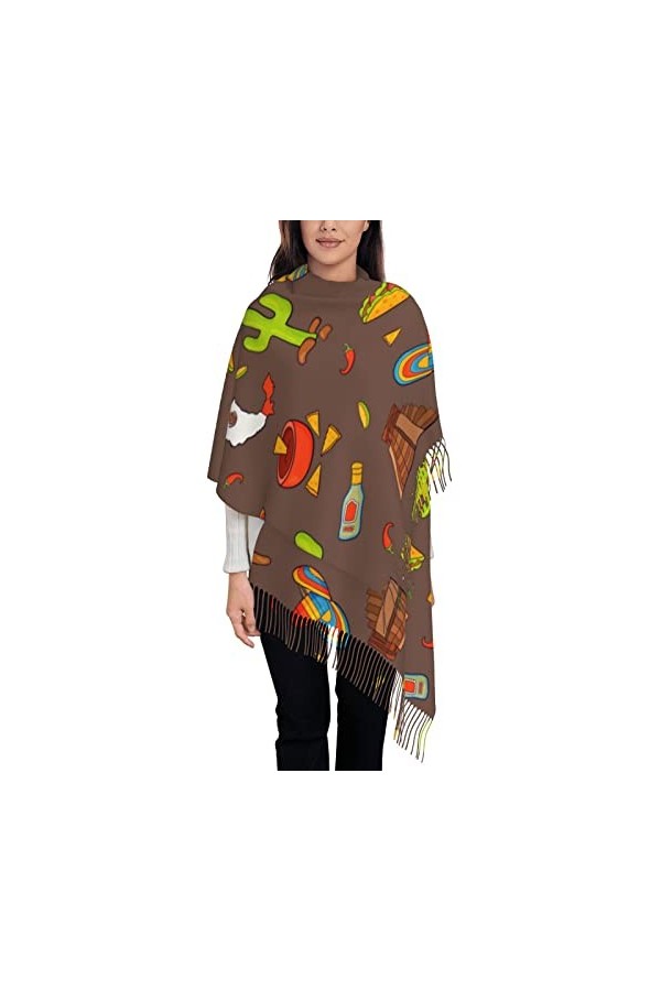 Écharpe colorée à imprimé de dessin animé de rugby, de football, de baseball, de volley-ball pour hommes et femmes, écharpes 