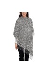 Écharpe à imprimé tigre drôle pour hommes et femmes, écharpes douces chaudes, châle Pashmina enveloppant un long châle chaud 