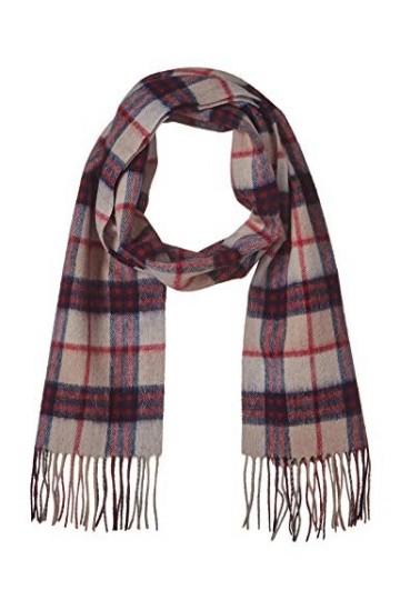 Jeff & Aimy Couverture chaude 100 % laine à carreaux, écharpe dhiver en cachemire, châle pashmina pour femme, camel-bleu mar