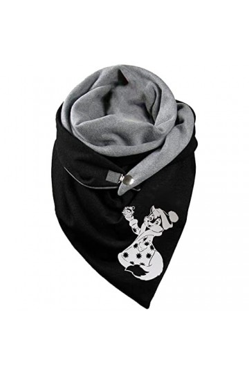 Allbestop Echarpe Femme Écharpe Ronde,Tour De Cou Polaire Homme Voile Jersey Écharpe Triangle Femme Hiver Pashminas Femme Éch