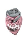 Xiaojiu Femmes Foulard Châle Pour Femmes Chic Scarf Plaid Echarpe Pashmina Bleu Écharpe De Mode Pour Femmes Coton Impression 