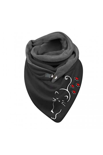 Echarpe Femme Foulards Cadeau De Noël,Enfant Hiver Foulard Jaune Echarpe Fourrure Pashminas Femme Écharpe Homme Noir Gants En