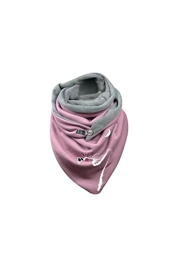 DondPO Écharpe rouge épaisse en coton doux - Écharpe triangulaire dhiver à carreaux - Carré - Mariage - Pashmina - Écharpe p