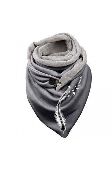 éCharpe Femme Hiver Chic Impression Motif Foulard Châles à Boucle Comfortable Pashmina Cape Hiver Chale Femme Hiver Décontrac