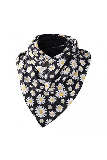 Xiaojiu Foulard Carré Tendance Pour Femme Echarpe Chale Cravate Rouge Foncé Foulards Bohèmes Imprimés Vintage Pour Femmes Châ