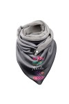 éCharpe Triangle Femme Hiver à, avec Bouton Chaud Triangle Élégant Turban Foulard légère Cachemire Confortable Scarf Châles R