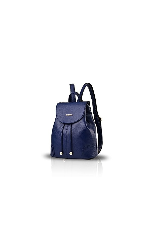Nicole&Doris épaule New School Girl Voyage sac à dos Daypack Sac en cuir PU Fashion Loisirs rouge
