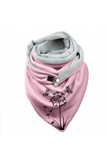 Impression décharpe multi-usages mode châle écharpe femme rétro écharpe femme Faux Polaire Chaud Translucide