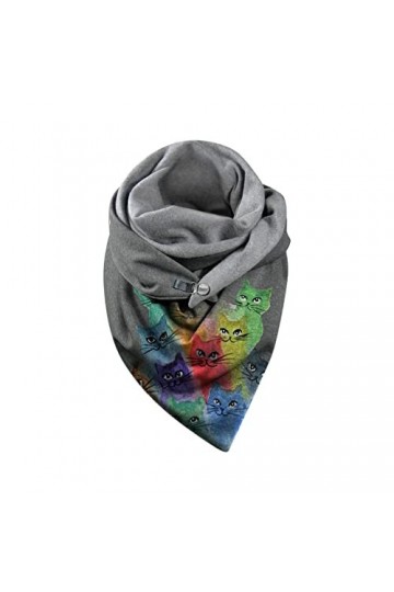Foulard pour femme - Automne - Carré - Doux - Rouge - Coton - Hiver - Épais - Écharpe dhiver chaude à carreaux en coton - Éc