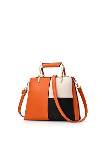 NICOLE&DORIS Femmes Sacs à Bandoulière Simple Sac à Bandoulière Crossbody Messenger Bag Fourre Tout Satchel pour Lady PU Leat