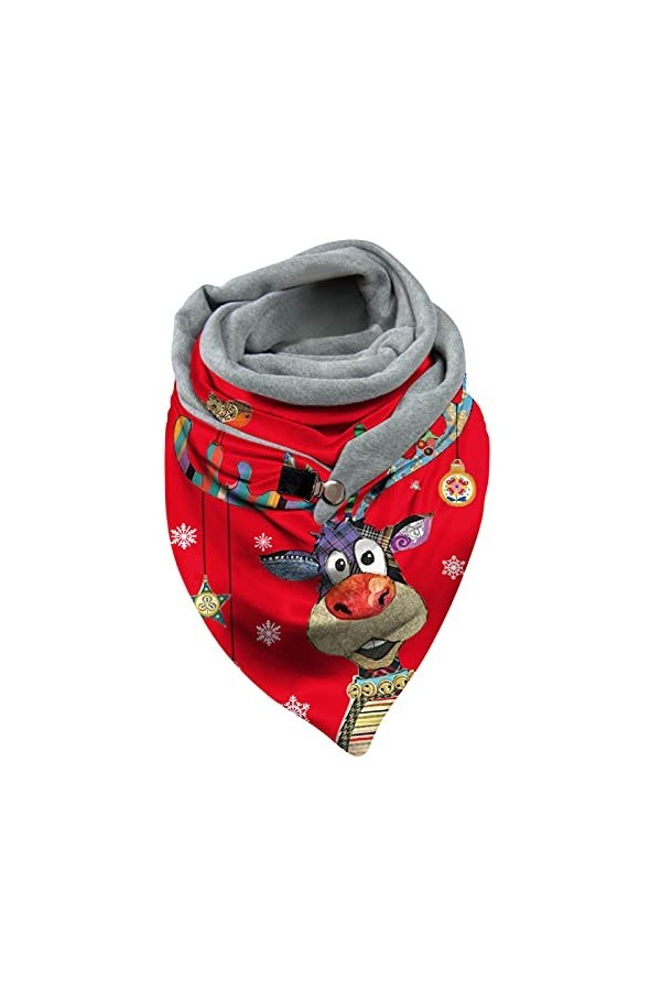 Écharpe dhiver pour femme - En coton chaud - Carré - Pour mariage - Léger - Noir - Écharpe tricotée douce et épaisse - À car