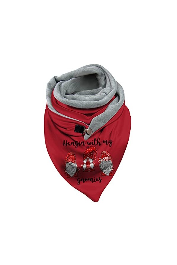 Écharpe dhiver pour femme - En coton chaud - Carré - Pour mariage - Léger - Noir - Écharpe tricotée douce et épaisse - À car