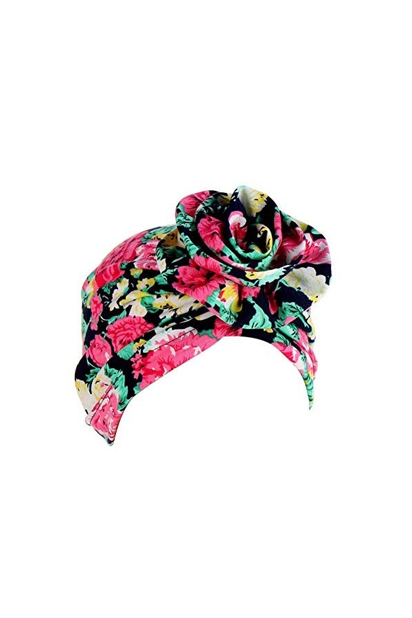 Asudaro Chapeau en Coton pour Femme Turban Chapeau Fleur Foulard Bonnet élastique Chemo Cancer Chapeau Chapeau Chapeau Chapea