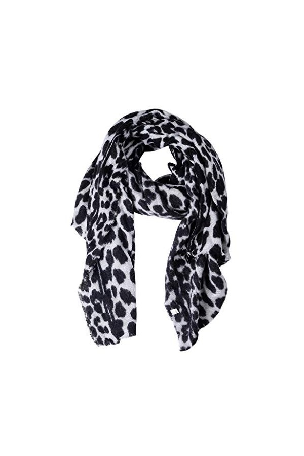 Frotox Écharpe dhiver pashmina surdimensionnée pour femme avec imprimé léopard, Rouge, 200*90cm