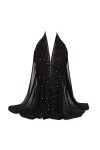Hijab Foulard musulman pour femme - Strass diamant en mousseline de soie douce - Hijab - Foulards modernes en mousseline isla