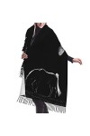 Grande écharpe en pashmina en forme dautruche - Toucher cachemire - Doux et chaud - Cadeau pour homme et femme, Vélos Vélo C