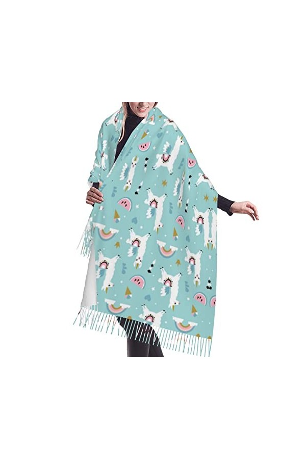 Grande écharpe motif camouflage, sensation cachemire, châle pashmina, couverture douce et chaude, cadeau pour homme et femme,