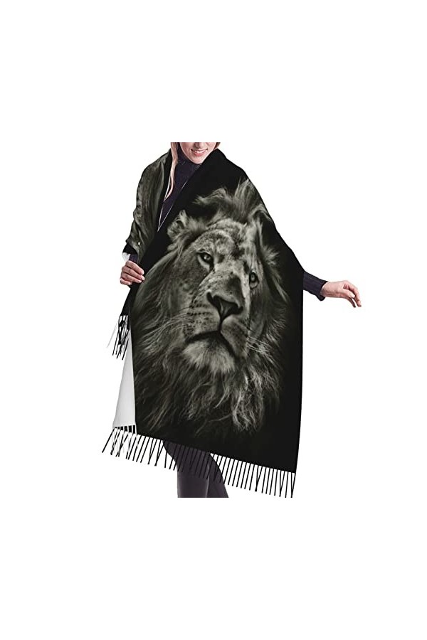 Grande écharpe de tracteur agricole tranquille sensation cachemire pashmina châle enveloppement doux et chaud couverture cade