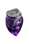WWricotta Femmes chaud écharpe mode impression chaud coupe-vent double couche boucle hiver turban wrap écharpe Protection Tab