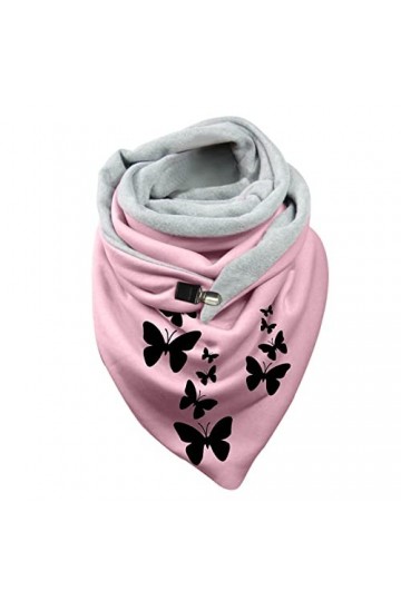 Femme Écharpee Triangle, Élégant Doux imprimée Mode éCharpe Foulards Chaud Triangle Cachemire ÉCharpe Foulard Longue Conforta