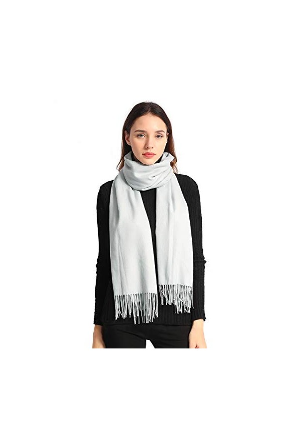 Arctic Penguin Écharpe Châle Pashmina Femme Grandes Châle Wrap Douces pour Automne Hiver Chaud 200x70 cm Bleu royal 