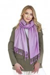 Signare Pashmina Châles et écharpes pour femmes, lilas, M