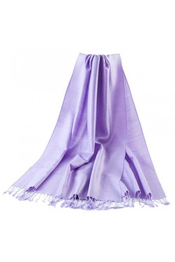 Signare Pashmina Châles et écharpes pour femmes, lilas, M