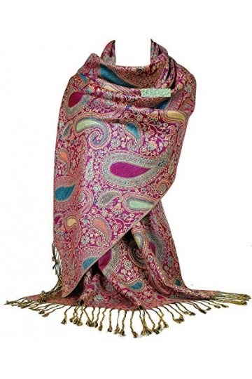 GFM Femme Paisley Mosaïque conception Pashmina Style Écharpe PMSC-FLD-8171-FSHTL …