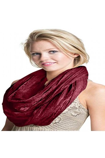 CJ Apparel Bordeaux Mobius Infinity Scarf Secondes Snood Cowl Tube circulaire Eternity Châle Pashmina NOUVEAU