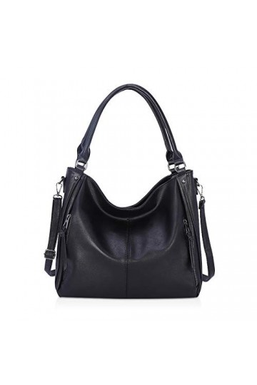 NICOLE & DORIS Sac a Main Femmes Sac porté épaule en Cuir Souple Sac Hobo Mode Sacs à Bandoulière Grande Capacité Sacs Portés