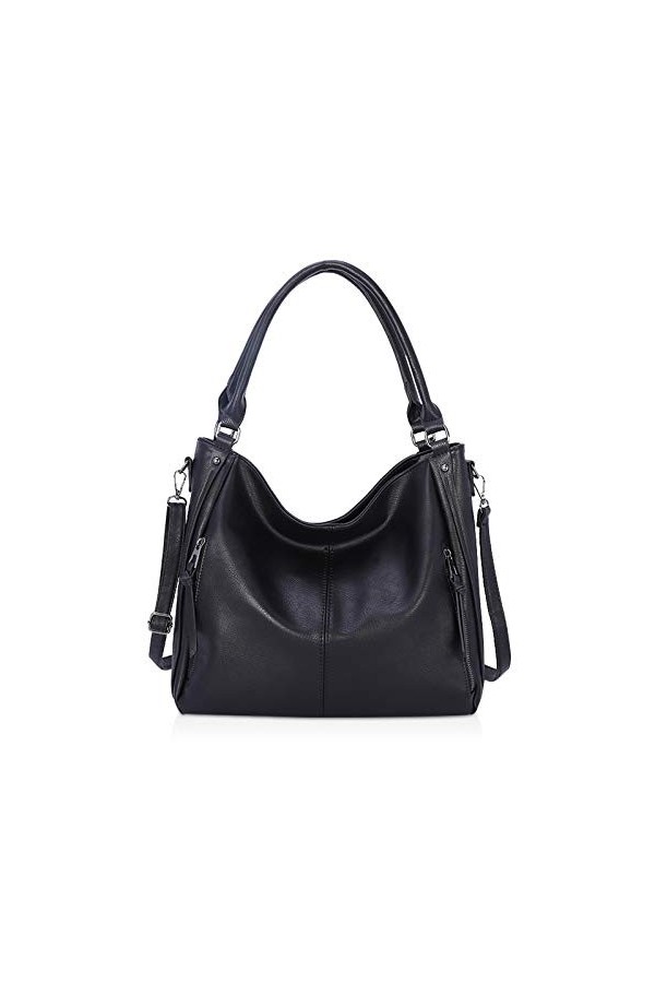 NICOLE & DORIS Sac a Main Femmes Sac porté épaule en Cuir Souple Sac Hobo Mode Sacs à Bandoulière Grande Capacité Sacs Portés