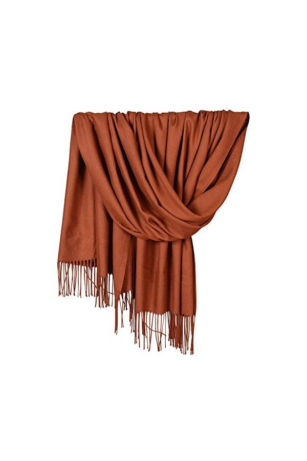 YAOMEI Unisex Femme Echarpe Foulards, 2018 Femme Léger et doux Vintage Hiver La Châles Etoles écharpe 78,74 * 27,56 pouces 