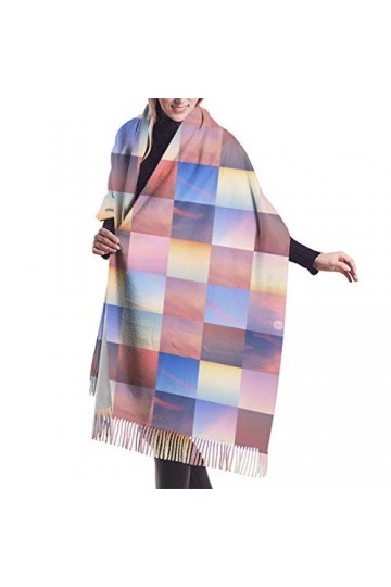 Grande couverture chaude en cachemire pour femme avec pashmina, As pic, taille unique