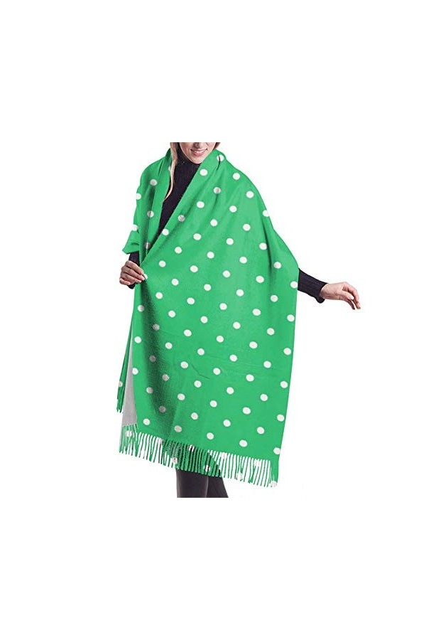 Écharpe dhiver tendance pour femme - Toucher cachemire - Pashmina - Doux et chaud - Longue écharpe pour femme, Comme indiqué
