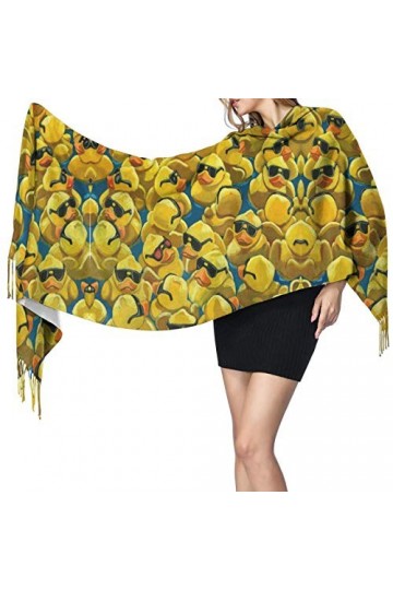 Écharpe dhiver tendance en caoutchouc pour femme - Toucher cachemire - Pashmina - Couverture douce et chaude - Longue écharp