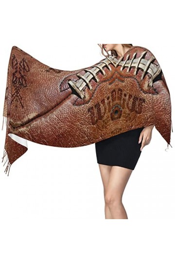 Grand châle pashmina en cachemire doux avec bords frangés pour femme, Animal de la ferme vache, taille unique